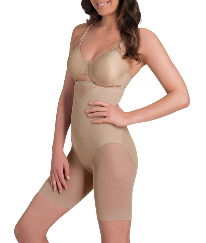 Miraclesuit Shapewear Womens Sheer Extra Firm Shaping High Waist Thong
