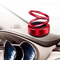 thumbnail image 4 of Aliazon Double Ring Suspension Solar Car Perfume Solar Galaxy Rotating Ornaments Car Air Freshener Car Decoration Magnetic Levitation, 4 of 7