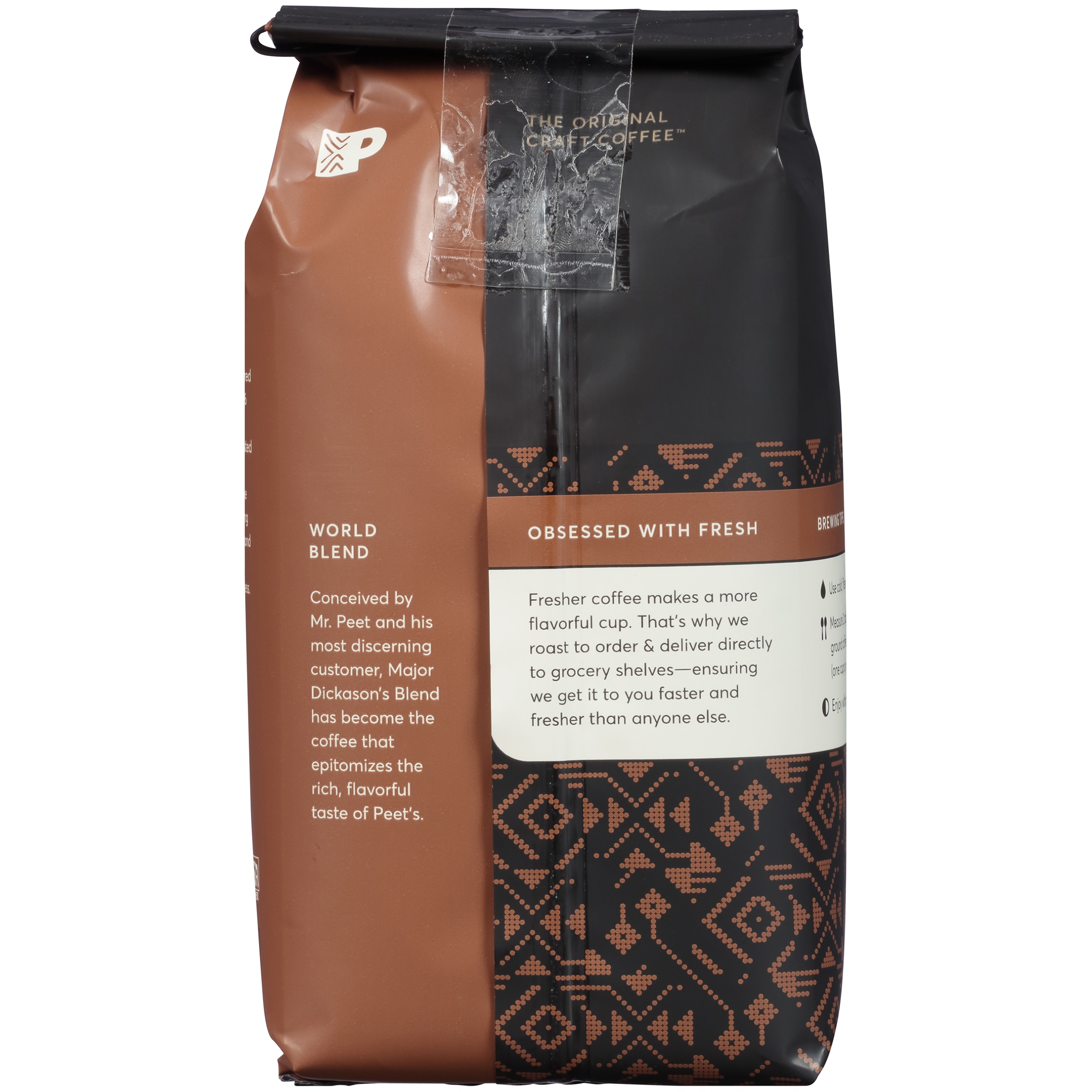 Peet's Coffee Major Dickason's Blend Dark Roast Ground Coffee, 12 oz. - image 3 of 6