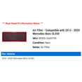 thumbnail image 2 of Air Filter - Compatible with 2013 - 2020 Mercedes-Benz SL550 2014 2015 2016 2017 2018 2019, 2 of 2