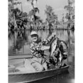 thumbnail image 2 of Fisherman holding catch of Black Bass Poster Print (24 x 36), 2 of 4