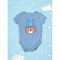 thumbnail image 3 of Cute Cat And Tiger Bodysuit Infant -Image by Shutterstock,  24 Months, 3 of 4