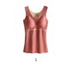 thumbnail image 4 of Sonducket Ropa interior térmica de invierno para mujer, Top de alta elasticidad para mantener el calor, chaleco básico adelgazante informal, accesorio de Camisetas sin mangas Rosa oscuro L Sonducket  AP013374-21, 4 of 6