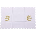 thumbnail image 1 of BLESSUME Church Mass Altar Cloth Purificator Cloth Cross Embroidery (White 5), 1 of 6