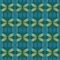 thumbnail image 1 of Ahgly Company Machine Washable Indoor Square Transitional Medium Teal Green Area Rugs, 7' Square, 1 of 7