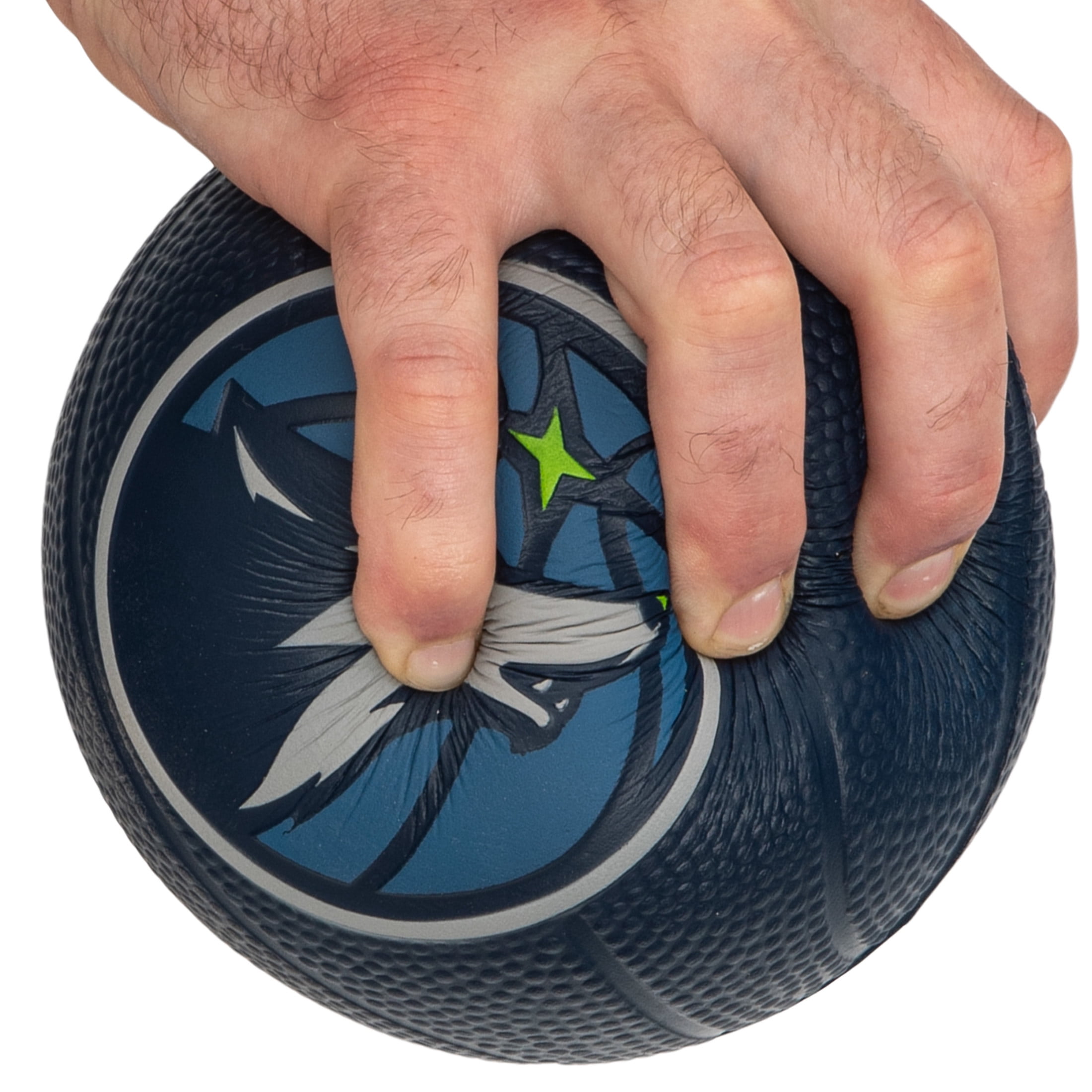 Franklin Sports NBA Minnesota Timberwolves Mini Foam Basketball - Kids 5.5" Inch Toy Basketball for Over the Door + Mini Indoor Basketball Hoops - NBA Fan Shop Soft Foam Indoor Kids Basketballs