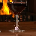 thumbnail image 4 of unbranded 26Ud Adornos Reutilizables Para De Vino Color Rosa Con Letras Señaladoras Para Reuniones, 4 of 6