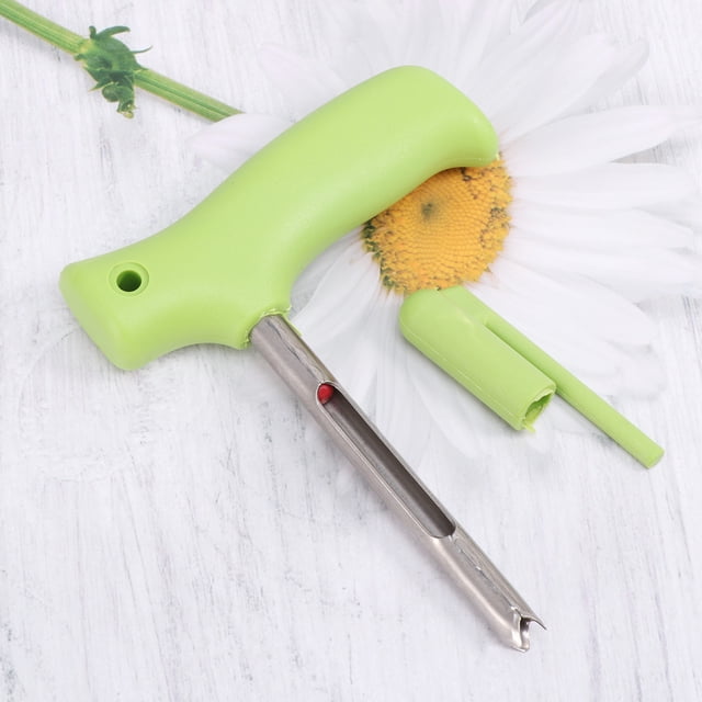 DEEPCRAFF 1Pack Coconut Opener Tool Stainless Steel Manual Opening Utensil for Kitchen Tasks Green