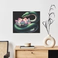 thumbnail image 6 of Lsque Snake Holding A Lotus Print Wall Art – Decorative Picture for Living Room, Bedroom, and Office (Horizontal), 6 of 6