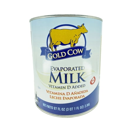 Gold Cow Evaporated Milk | Vitamin D Added - 97 Fl Oz