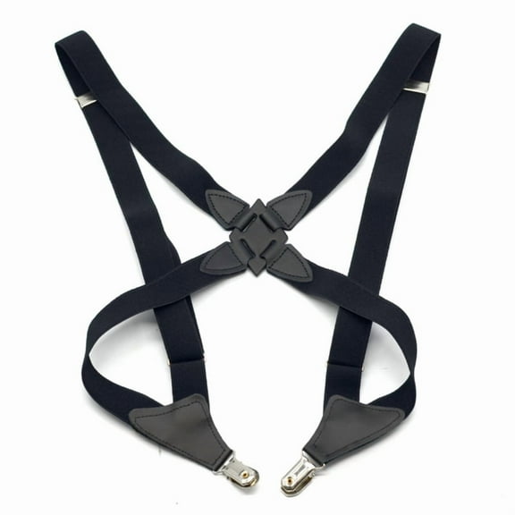 New Men's Suspenders Adjustable Braces X Back Shirt Clip Suspender Elastic Belt Trousers Braces Shoulder Strap For Men Women