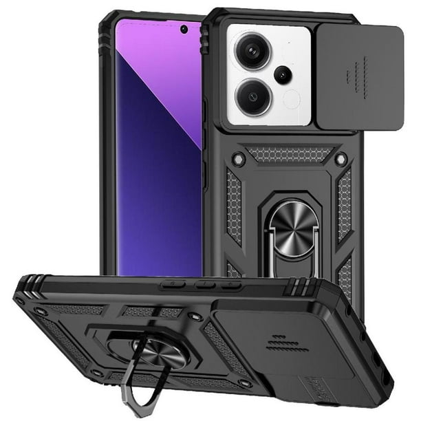 Estuche GANGXUN para Xiaomi Redmi Note 13 Pro 5G, soporte giratorio 360°, estilo mecánico y magnético
