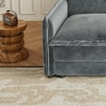 thumbnail image 3 of Newest L-Shaped Cloud Couch in Corduroy, Expandable to U-Shape for Versatile Living Space, Grey, 3 of 7