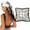 Cashew(White), variant on 35" Large Square Satin Head Scarf - Silk Hair Scarf Square Hair Bandanas Women Sleeping Head Wraps