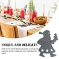 thumbnail image 4 of Inteprter Cubiertos de Navidad, 4 Uds., bolsa, tenedor, soporte para cuchara de interior, tela, vajilla, bolsas, organizador de de cocina, Kits de decoración para fiestas Gris oscuro Inteprter HA069000-02, 4 of 6