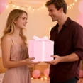 thumbnail image 7 of General Gift Box, 12x12x10 inches Large Pink Gift Boxes for Presents with Lids, Birthday Box, Groomsman Proposal Box, for Wedding, Valentine's Day, Mother's Day, Halloween, Christmas Gift Packging, 7 of 7