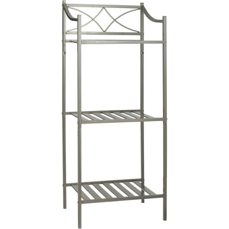 - Chapter Lexington Park Bathroom Linen Tower, Satin Nickel