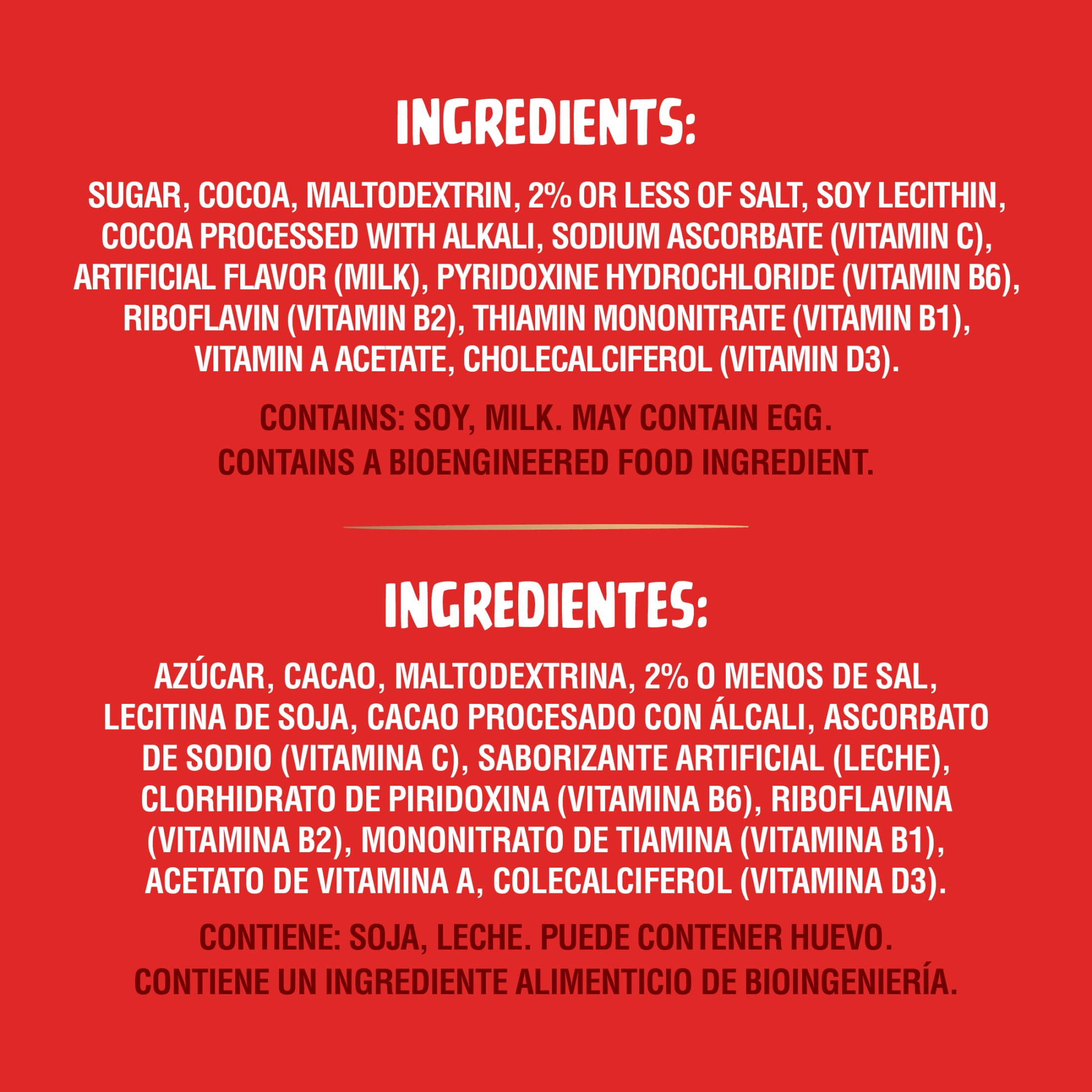 Carlos V Chocolate Flavored Powder Drink Mix, 16 Total Servings 14.1 oz