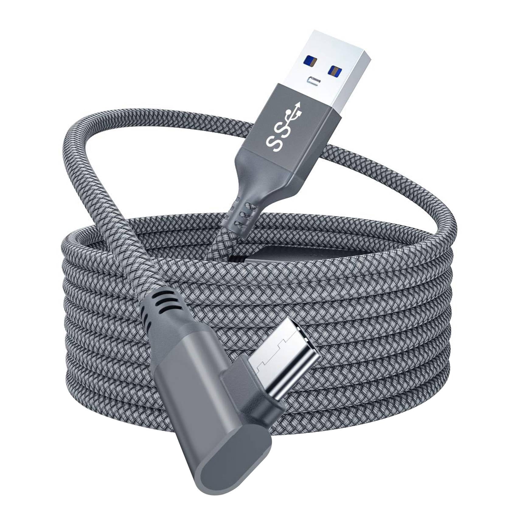 for Link Cable 20Ft/6M, Link Cable,90 Degree Angled High Speed Data Transfer  & Charging Cable - Walmart.com