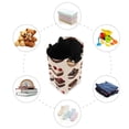 thumbnail image 7 of Yayeee Freestanding Laundry Hamper with Handle Collapsible Large Storage Basket for Clothes, Blue Cakes, 7 of 7