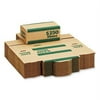 SteelMaster 240141002 Corrugated Cardboard Coin Transport Box, Lock, Green, 50 Boxes/Carton