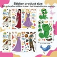 thumbnail image 2 of 36 Sheets Princess Make a Face Sticker Sheets for Kids, Fun Gifts for Kids Birthday Party Supplies, Todders Activities, Make Your Own Stickers for Kids Birthday Party Favor Supplies Craft, 2 of 7