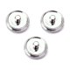 thumbnail image 5 of Eigraketly Botones de saxofón de 3 piezas, carcasa de cobre de latón profesional azul, pieza de repuesto de viento de madera, botón, accesorios para Plata 2piezas Eigraketly CBP499230, 5 of 6