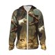 thumbnail image 1 of Balery Dinosaur Bald Eagle Sudadera ligera de manga larga con capucha y protección solar UPF 50+ para hombre y mujer, ideal para pesca y running-3X-Large, 1 of 7