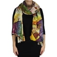 thumbnail image 1 of Peach Couture Womens Soft Fashion Artistic Digital Print Long Scarf Wrap Shawl, 1 of 10