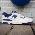 thumbnail image 1 of New Balance 550 Classic White Blue Shoes Men's Size 9.5 Casual Sneakers, 1 of 6