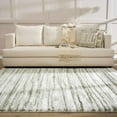 thumbnail image 5 of Hauteloom Lucus Living Room, Bedroom Area Rug - Contemporary - Plush Pile - Green, White - 8'10" x 12', 5 of 14