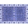 thumbnail image 1 of Ahgly Company Indoor Rectangle Oriental Blue Traditional Area Rugs, 2' x 5', 1 of 4