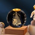 thumbnail image 4 of Luz nocturna 3D del sistema solar con Saturno, nubes, lluvia y Papá Noel Lámpara de cristal de 2,35 pulgadas 7 dormitorios Decoración del salón Cambio de color, 4 of 6