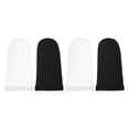 thumbnail image 1 of Miangastore 4 Pcs Bonnets Turban Polyester Blanc Chimiothérapie Perte de Cheveux Patients, 1 of 8