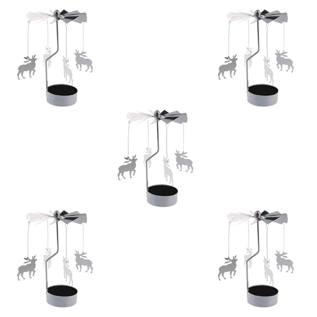 Kearding Candelabro de luz de té giratorio giratorio, candelabro de Metal para decoración del hogar de Navidad Type6 NO6 Kearding CBP016636