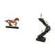 thumbnail image 5 of Figura de caballo,Figura coleccionable de caballo en miniatura,Adorno de caballo de resina,estatua de animal,decoración para el hogar,Estatua de escalera,Estatua de escalera de libros para, 5 of 8