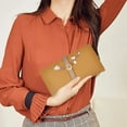 thumbnail image 5 of Monedero de mujer Cartera larga suave con hebilla de cremallera a la moda para estudiante tipo: estilo4;, 5 of 5