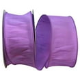 thumbnail image 1 of 20.5 in. 20 Yards Dupioni Supreme Wired Edge Ribbon, Violet, 1 of 1