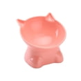 thumbnail image 1 of Cuenco para gatos , ligero, portátil, antideslizante, protección del cuello, alimentador inclinado para mascotas Rosa jinwen Cuenco para mascotas, 1 of 8