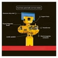 thumbnail image 4 of 1100W/1500W Portable Overhead Electric Chain Hoist Crane Fixed Single Chain Industrial Hoist Chain Hoist Lifting Crane Hook ,Outstanding Load Capacity, 4 of 6