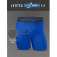 thumbnail image 4 of Fruit of the Loom Men's CoolZone Fly Black and Gray Boxer Briefs, Extended Sizes, 3 Pack, 4 of 4
