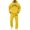 Yellow&1080, variant on CONFREE Mens Sweatsuit 2 Peice Sets Lined Sweat Suit for Men Letter Graphic Y2K Hoodies Sweatpants Outfits Warm Fall Winter Track Suits Set