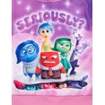thumbnail image 6 of Disney Inside Out Big Girls' Fleece Hooded Sweatshirt Magenta, 6 of 7