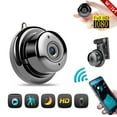 thumbnail image 2 of Cámara de seguridad IP inalámbrica WiFi HD 1080p: 11 lámparas IR, visión nocturna de 15 m, detección de movimiento, audio bidireccional, compatible con tarjetas TF de 64 GB, Plug and Play, 2 of 8