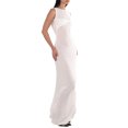 thumbnail image 6 of Yunliwuli Women’s Summer Bodycon Dress Casual Sleeveless Twist Front Solid Color Dress Slim Fit Midi Dress, 6 of 10