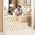 thumbnail image 5 of Evenflo Expansion Walk-Thru Room Divider Baby Gate (Natural Wood), Fits Openings 24 - 60 in. Wide, 5 of 9