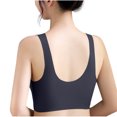 thumbnail image 4 of YWDJ Bras for Women Full Coverage Wireless Plus Size Pull on Push up Comfort Straps Support Bralette Breathable Soft Bra for All Shapes Sagging Breasts Black XL, 4 of 4