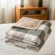 thumbnail image 4 of Edredón de verano de algodón lavado, manta delgada de aire acondicionado en relieve, manta de franela suave multiusos para sofá cama dormitorio, 39x59 pulgadas, lavable a máquina, liviano 1.1 lb, 4 of 6
