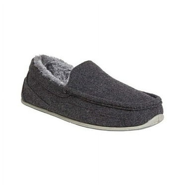 Deer Stags Slipperooz Men's Spun Indoor Outdoor S.U.P.R.O. Sock Cozy Moccasin Slipper (Wide Available)