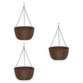 thumbnail image 4 of koolsoo 3 Pieces Hanging Planters Charming Plant Containers for Home Kitchen Desktop 12 Inch, 4 of 9
